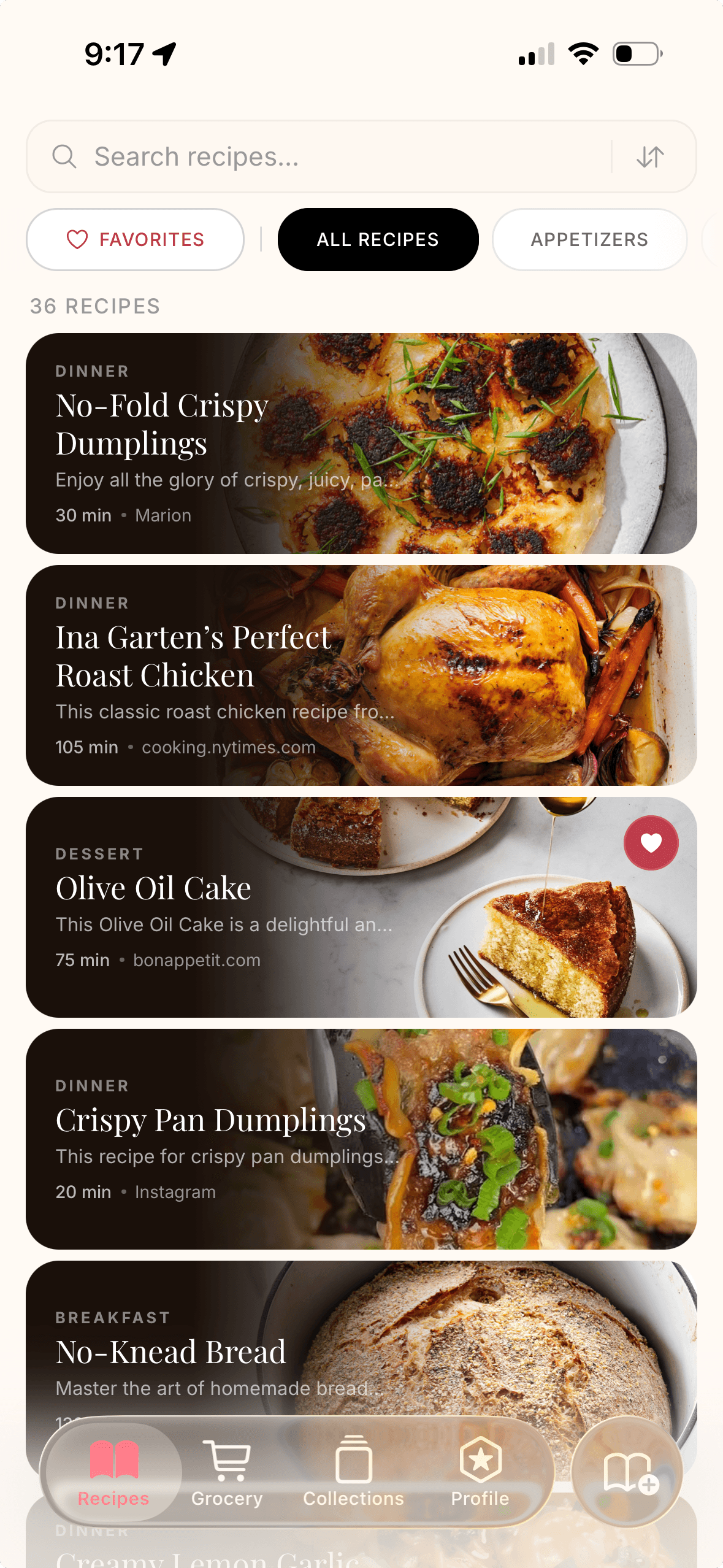 Cooklook recipe library automatically organized by AI